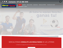 Tablet Screenshot of mercaloterias.com